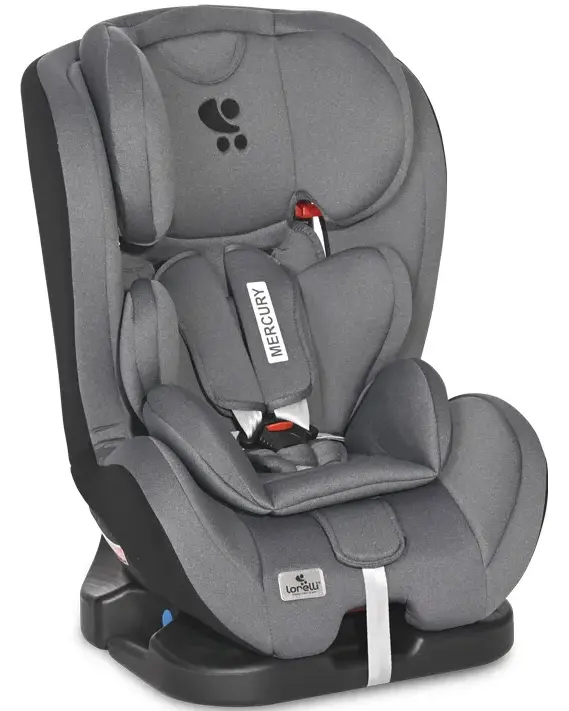 Детское автокресло Lorelli Mercury Grey & Black, (0-36кг)